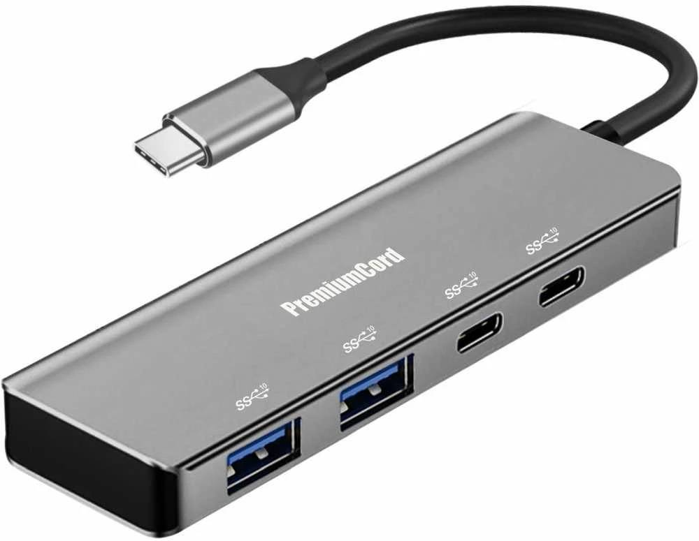 PremiumCord USB-C adapteris su 4 prievadais