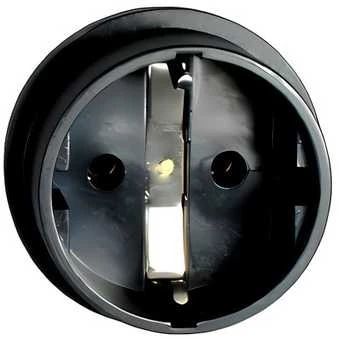 Premiumcord IEC C14 į Schuko adapteris, priekinis vaizdas