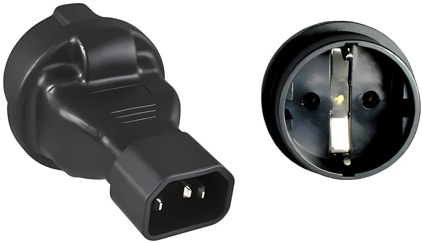 Premiumcord Adapteris IEC C14 į SCHUKO CEE 7/3, įtampa 230 V, 10 A