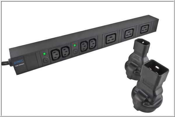 Premiumcord Adapteris IEC C20 male to SCHUKO CEE 7/3 female, voltage 230V, 16A