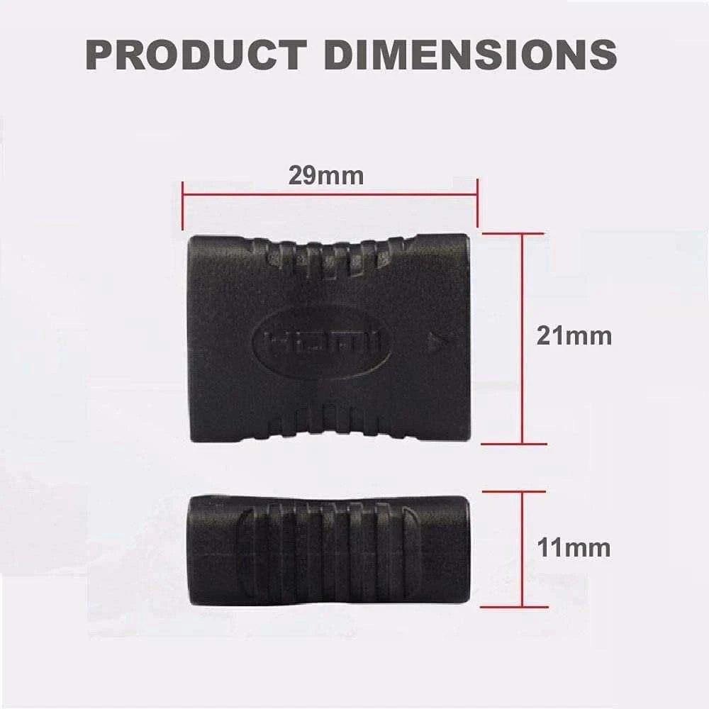 Adapteris AV PremiumCord HDMI - HDMI juoda