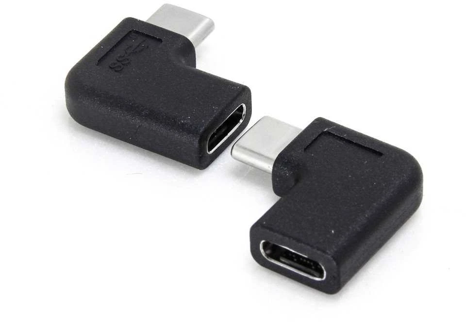 USB-C 90 laipsnių kampinis adapteris, 2 vnt.