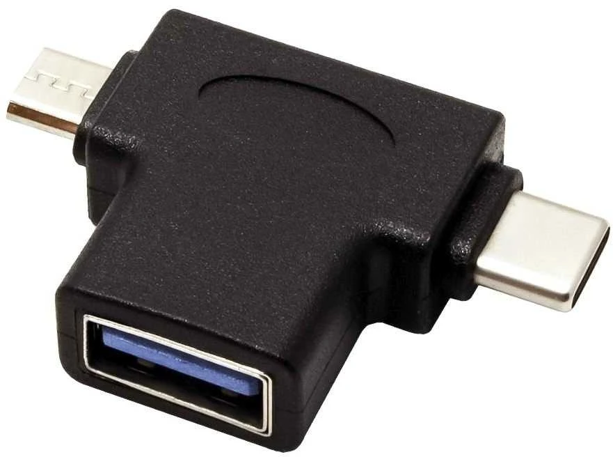 T formos USB-A į USB-C ir Micro USB adapteris