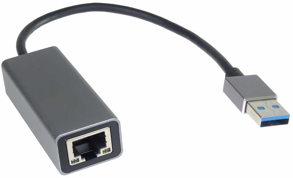 USB 3.0 į RJ45 tinklo adapteris aliuminio korpuse