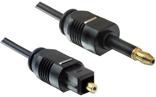 Kabelis PremiumCord Toslink Mini - Toslink 2.2m juoda (kjtos2-2)