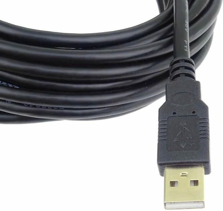 PremiumCord USB-A – USB-A USB laidas 10 m juodas (ku2rep10)