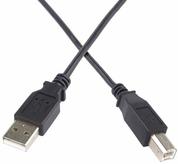 Kabelis USB PremiumCord USB-A - USB-B 2 m Juodas (ku2ab2bk)