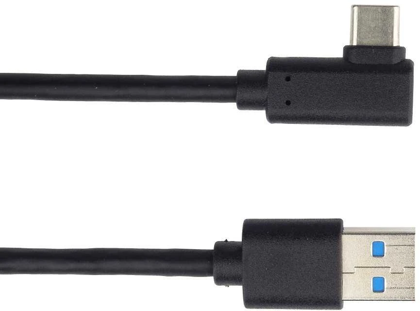 USB kabelis PremiumCord USB-A - USB-C 3 m Juodas