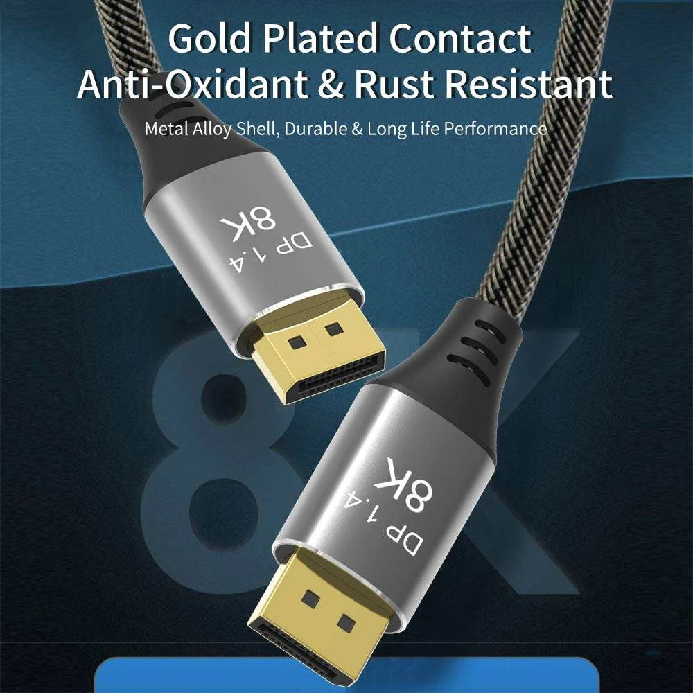 „PremiumCord DisplayPort 1.4“ jungiamasis kabelis