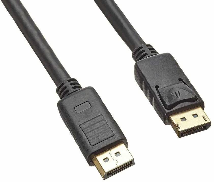 DisplayPort 1.4 kabelio jungtys su fiksavimo mechanizmu