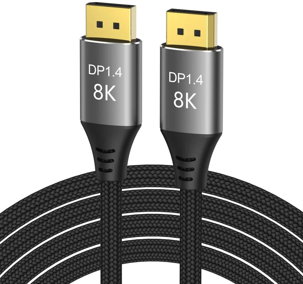 DisplayPort 1.4 8K kabelio jungtys