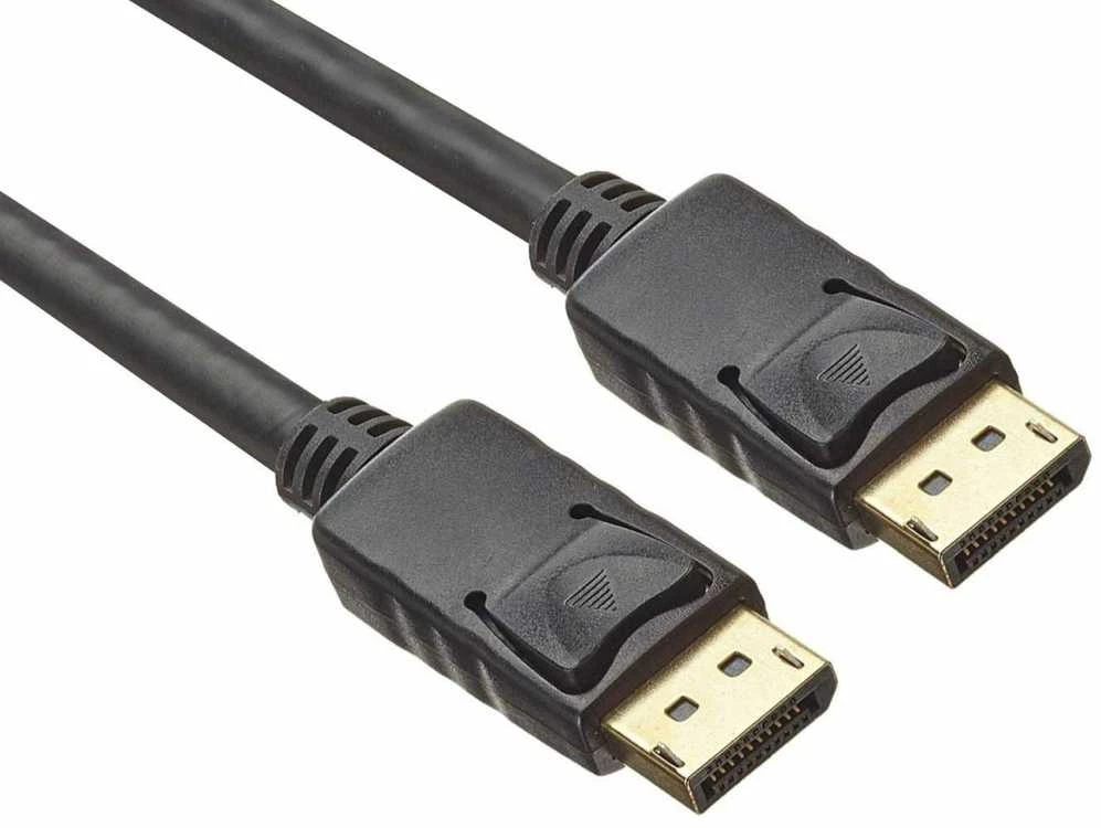 DisplayPort 2m kabelis su fiksavimo jungtimis