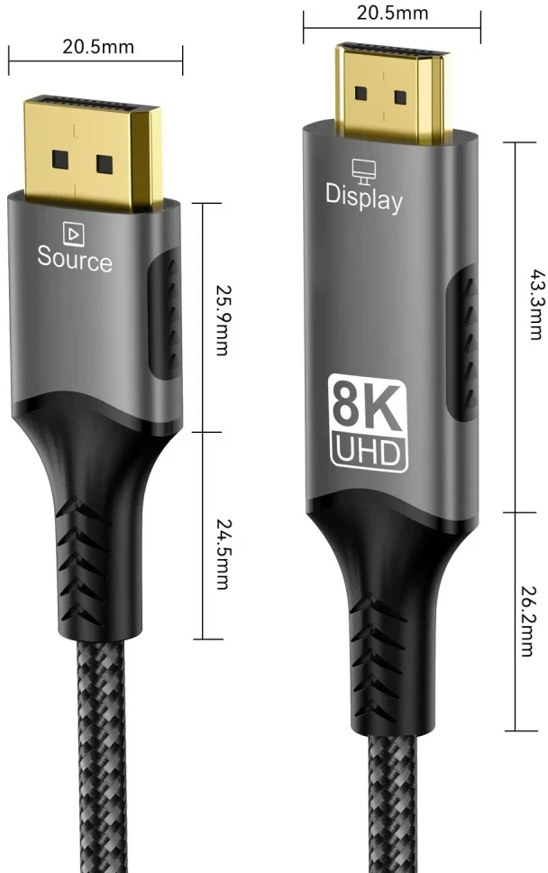 „PremiumCord DisplayPort“ kportadk06-02