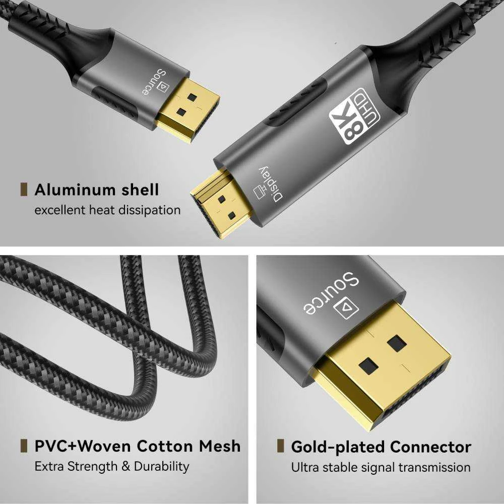 „PremiumCord DisplayPort“ kportadk06-02