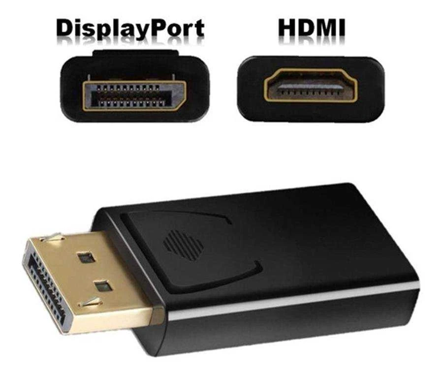 Adapteris AV PremiumCord adapteris DisplayPort - HDMI, FULL HD 1080p kištukas/lizdas, paauksuotos jungtys