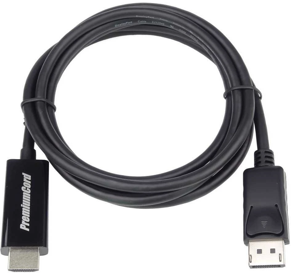 „PremiumCord DisplayPort“ – 3 m juodos HDMI laidas (kportadk01-03)