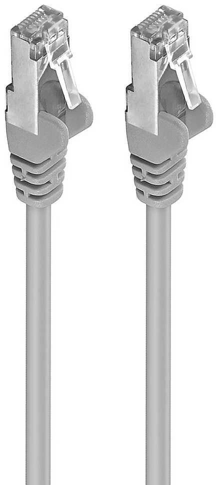 PremiumCord PREMUMCORD Lopšys CAT.6 F / UTP kabelis, RJ45 -RJ45, AWG 26 3m pilka