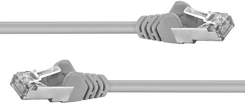 PremiumCord PREMUMCORD Lopšys CAT.6 F / UTP kabelis, RJ45 -RJ45, AWG 26 3m pilka