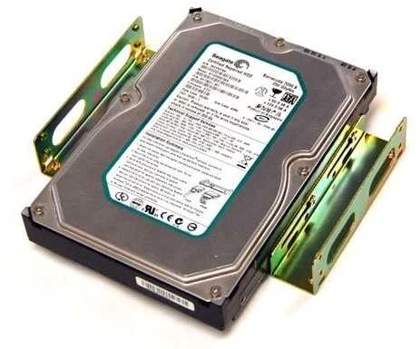 HDD 3,5 į 5,25 montavimo laikikliai su Seagate disku