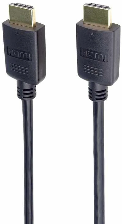 „PremiumCord 4K HDMI 2.0b“ didelės spartos + Ethernet kabelis, auksinės dengtos jungtys, 1 m