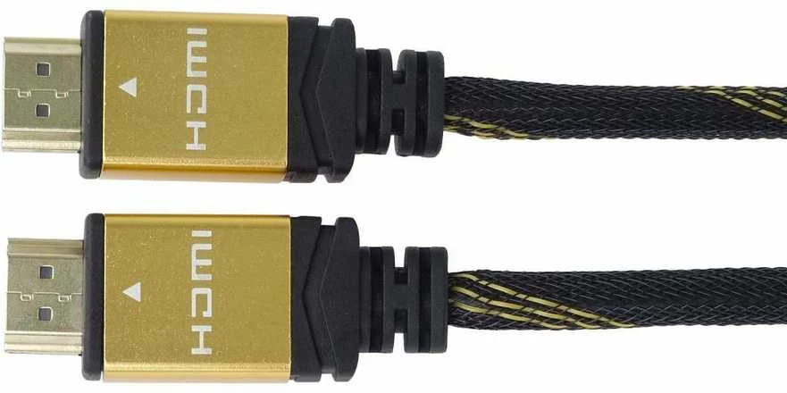 Kabelis PremiumCord HDMI - HDMI 5m auksas (kphdm2q5)
