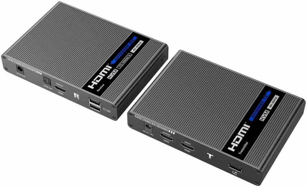 PremiumCord HDMI KVM ilgintuvo siųstuvas ir imtuvas