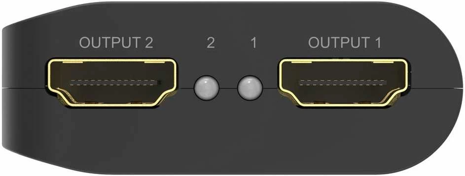„PremiumCord“ HDMI 2.0 mini skirstytuvas, 1-2 „Pigtail“ tipo, 4Kx2K@60Hz, HDCP2.2 skaleris