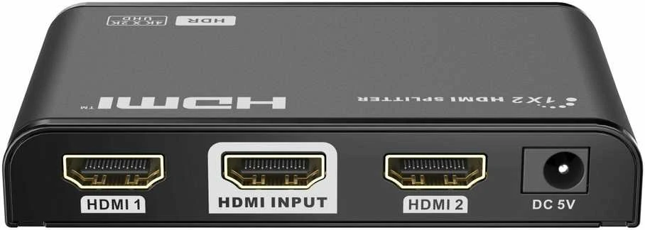 PremiumCord PREMIUMCORD HDMI 2.0 skirstytuvas, 1–2 prievadai, 4K x 2K/60Hz, FULL HD, 3D, juoda