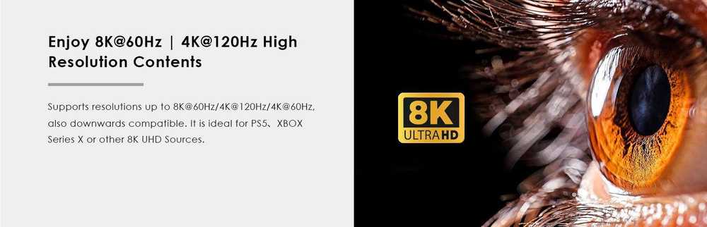 „PremiumCord“ HDMI 2.1 skirstytuvas 1-2 prievadams, 8K@60Hz, 4K@120Hz, 1080p, HDR