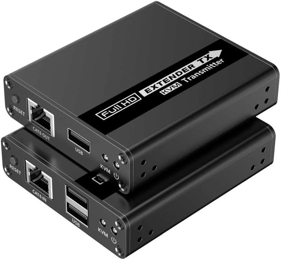 PremiumCord HDMI KVM siųstuvas ir imtuvas korpuso detalės
