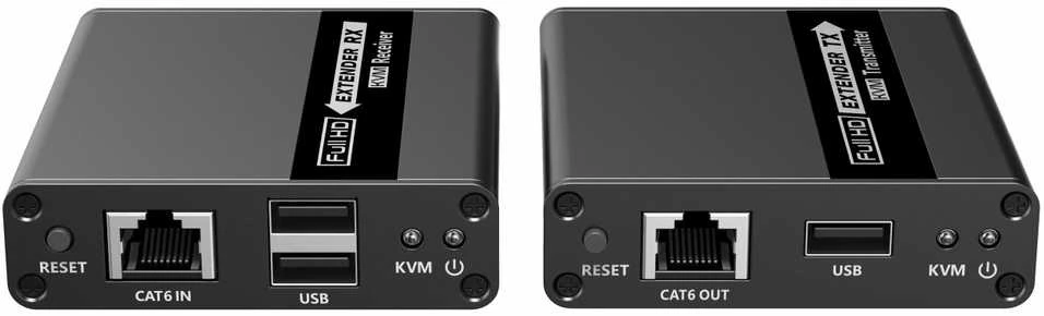 PremiumCord HDMI KVM ilgintuvas 4K ir FULL HD 1080p 70 m atstumu su USB perdavimu