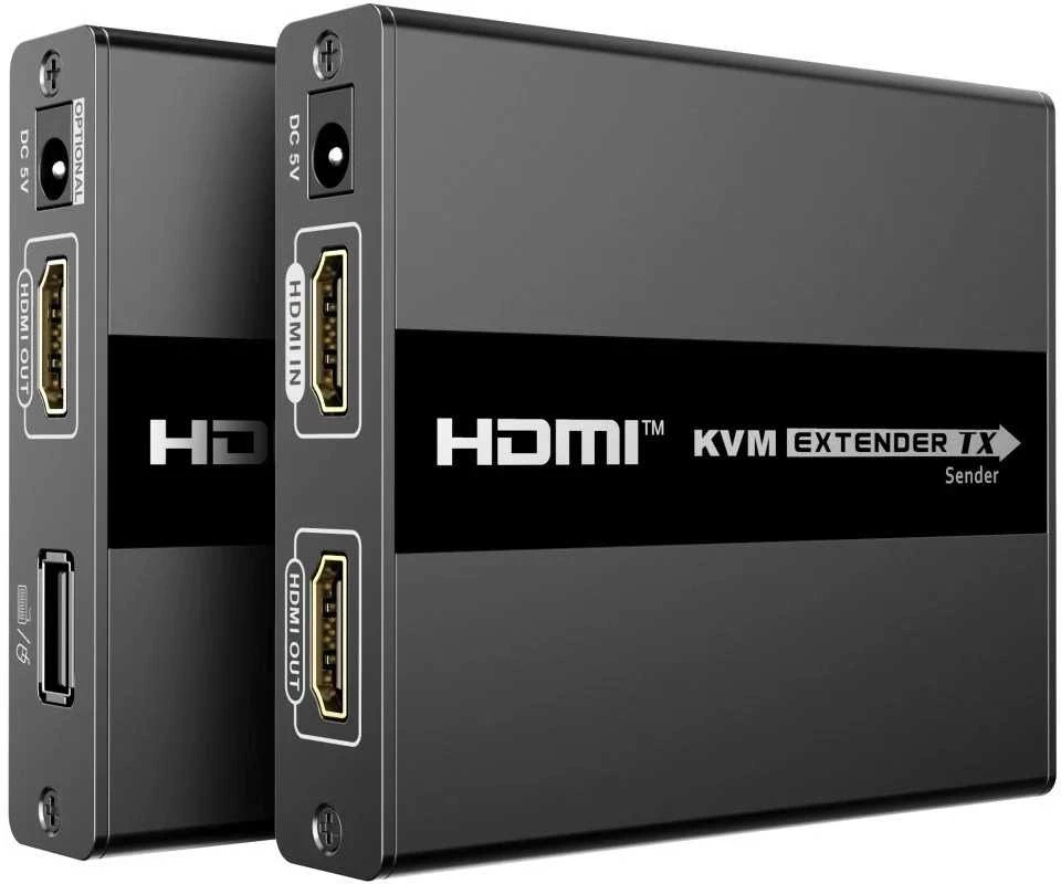 PremiumCord HDMI AV signalo perdavimo sistema, Juodas (khext60-4)