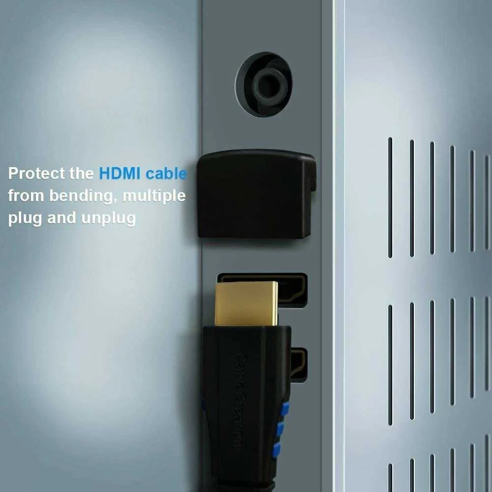 „PremiumCord“ HDMI M/F adapteris, 90° kampu, atbulinis