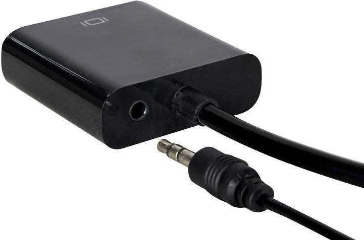 HDMI į VGA konverteris su 3,5 mm audio jungtimi
