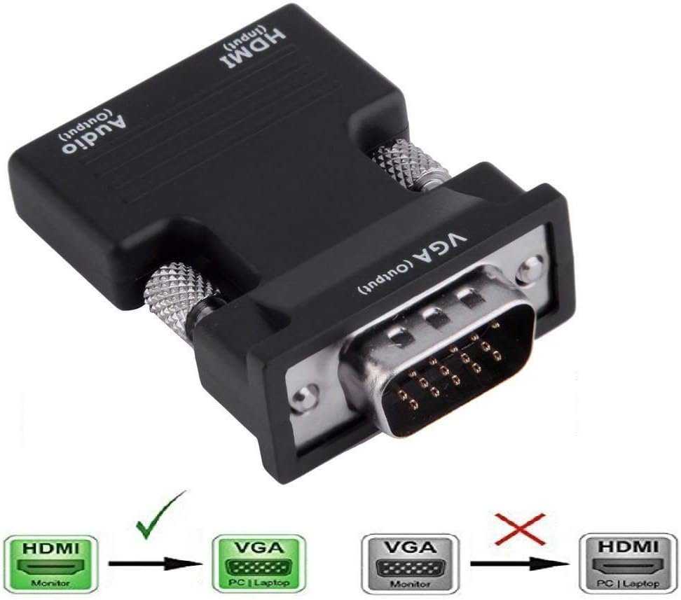 PremiumCord HDMI į VGA keitiklis su garso išvestimi