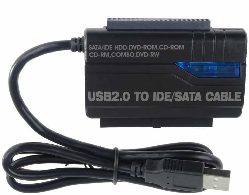 „PremiumCord“ – USB 2.0 IDE + SATA ryšys su „Cavi“ ir „Rete“ maitinimo šaltiniu