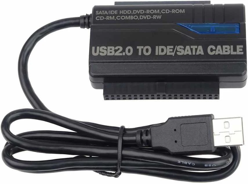 „PremiumCord“ – USB 2.0 IDE + SATA ryšys su „Cavi“ ir „Rete“ maitinimo šaltiniu
