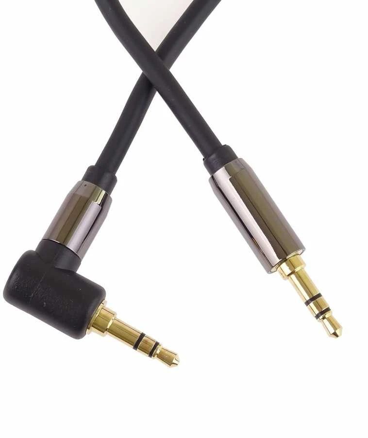 Kabelis PremiumCord Jack 3.5mm - Jack 3.5mm 1.5m juoda (kjqmm015-90)