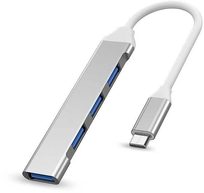 PremiumCord USB-C adapteris su keturiomis jungtimis