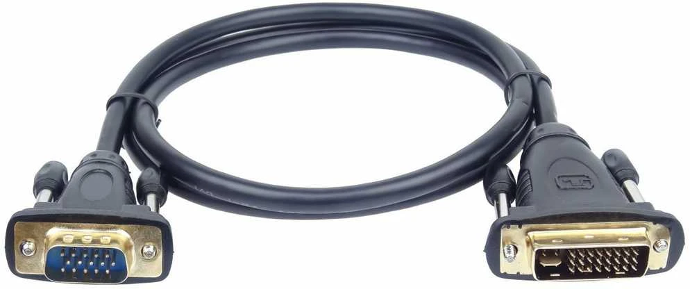 Kabelis PremiumCord DVII - D-Sub (VGA) 2m juoda (kpdvi1a2)