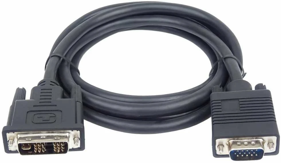 Kabelis PremiumCord DVII - D-Sub (VGA) 2m juoda (kpdvi1a2)