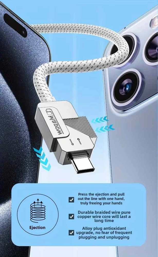 PremiumCord ku31co2 - 2 metrų USB-C laidas