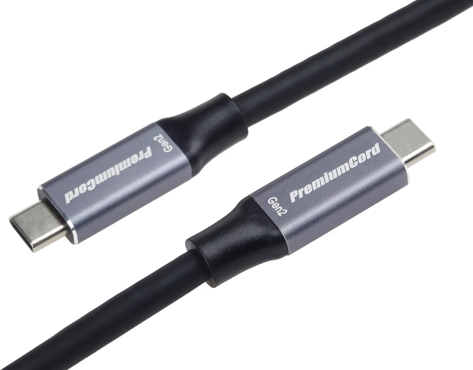 PremiumCord ku31cr5 - Juodas USB-C Cable, 5 m
