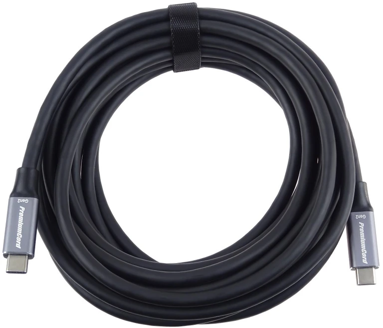 PremiumCord ku31cr5 - Juodas USB-C Cable, 5 m