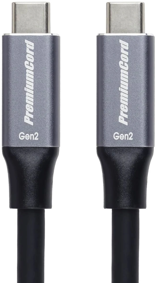 PremiumCord ku31cr5 - Juodas USB-C Cable, 5 m