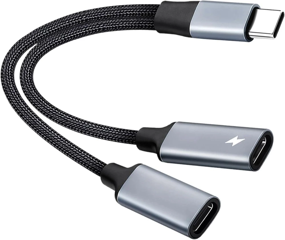 PremiumCord ku31zvuk06 - 2-in-1 USB-C Adapteris