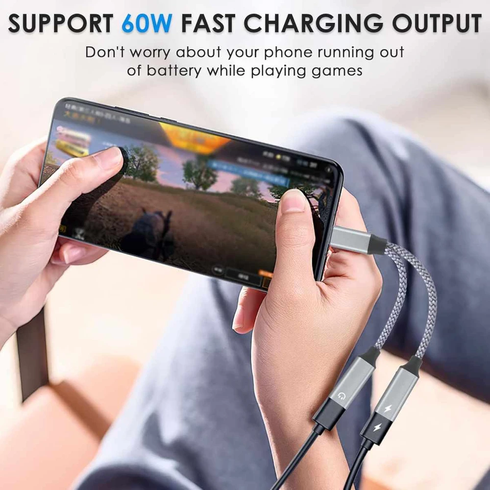 PremiumCord ku31zvuk06 - 2-in-1 USB-C Adapteris