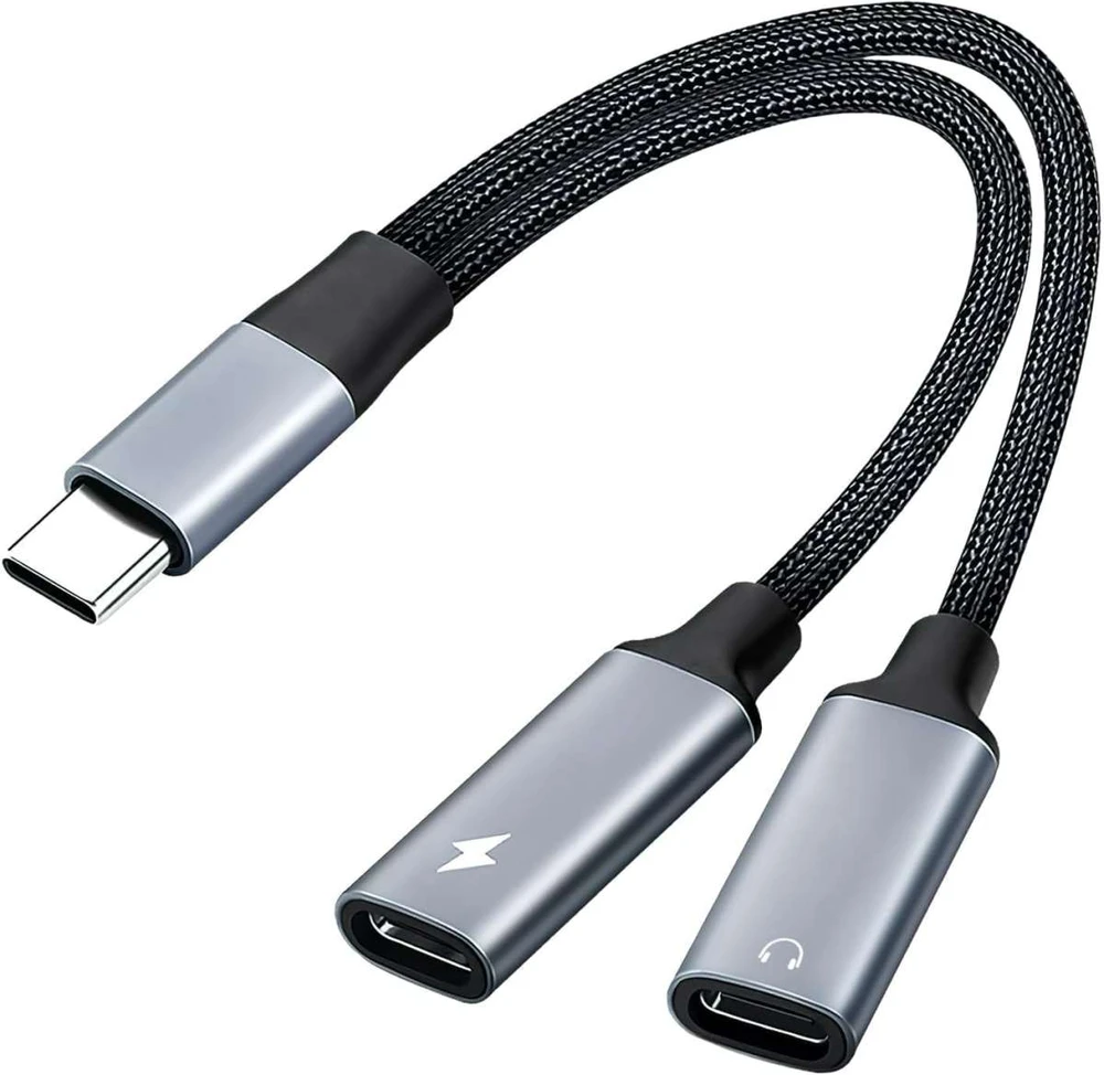 PremiumCord ku31zvuk06 - 2-in-1 USB-C Adapteris