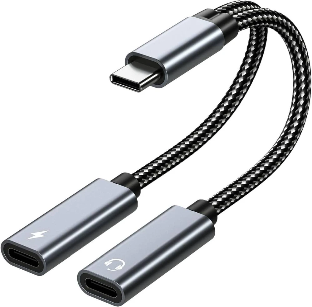 PremiumCord ku31zvuk06 - 2-in-1 USB-C Adapteris
