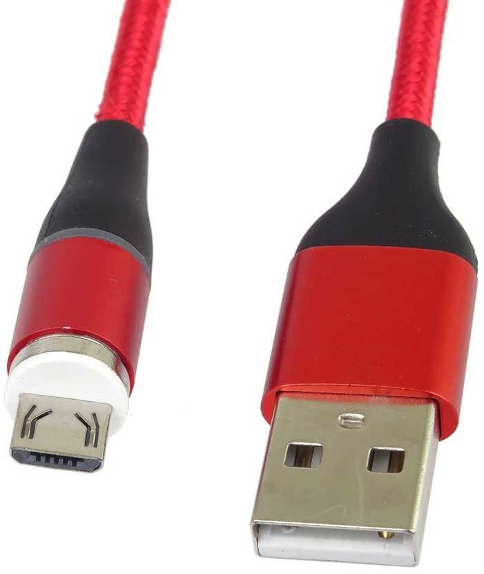 „PremiumCord“ magnetinis „micro USB“ ir USB-C įkrovimo ir duomenų perdavimo laidas, 1 m, mėlynas
